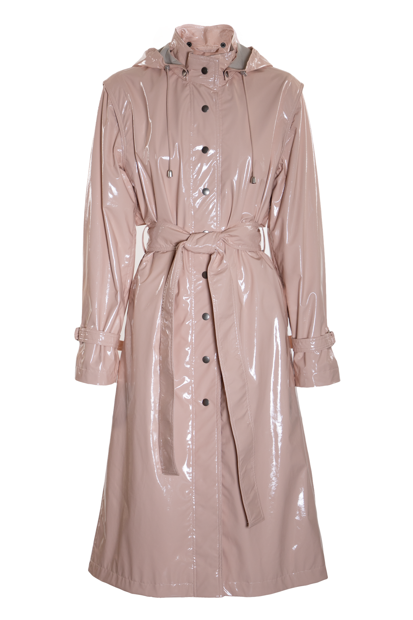 KIK Hooded Raincoat - Nude – KÄT Studio