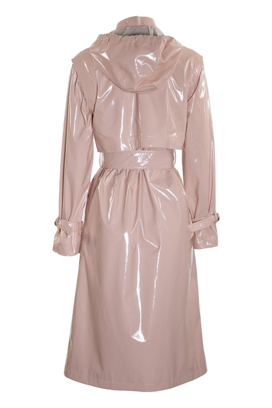 KIK Hooded Raincoat - Nude