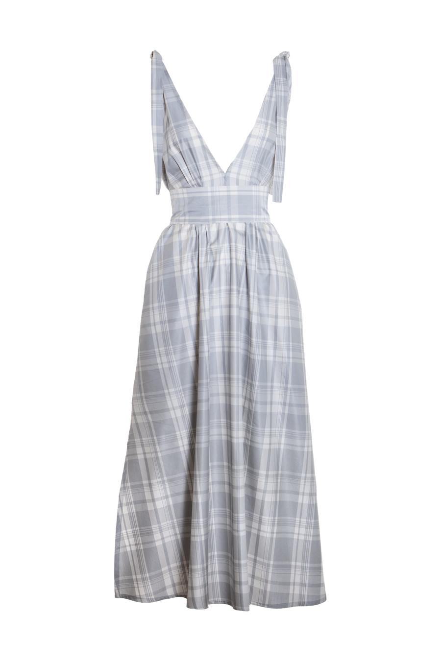 LUCY Midi Dress - Light Grey