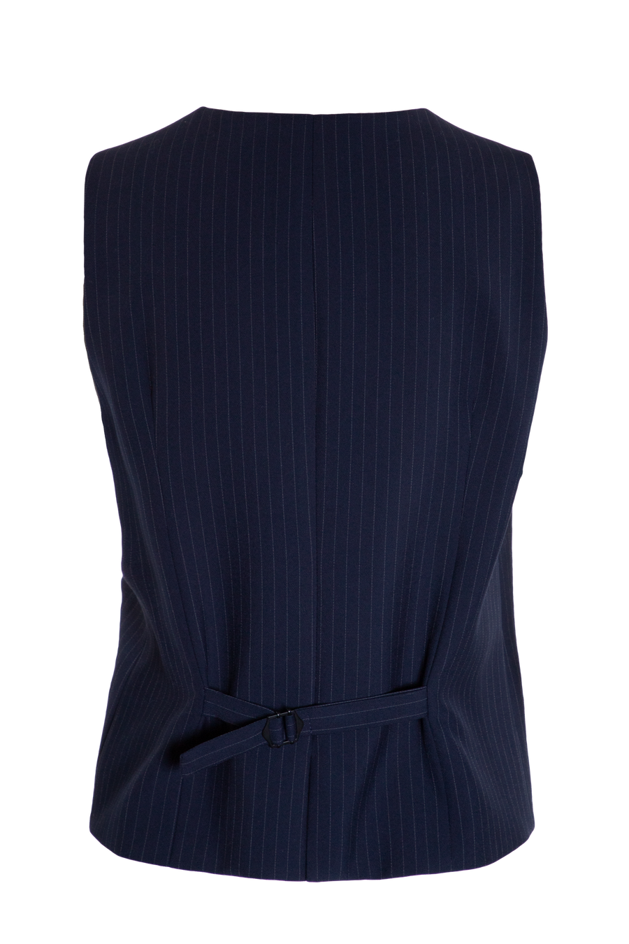 REMI Pinstripe Vest - Dark Blue