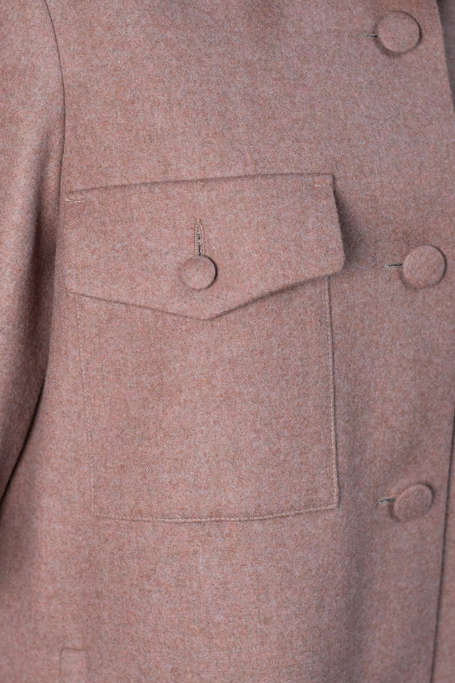 DIANE Wool Coat - Kisel