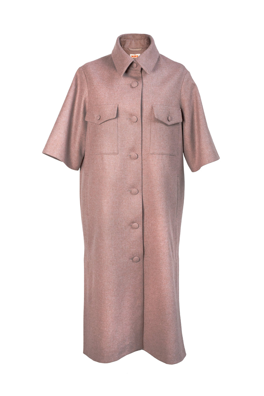 DIANE Wool Coat - Kisel