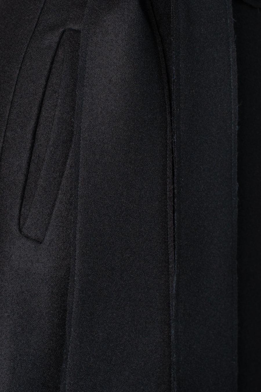 KARA Wool Wrap Skirt - Black