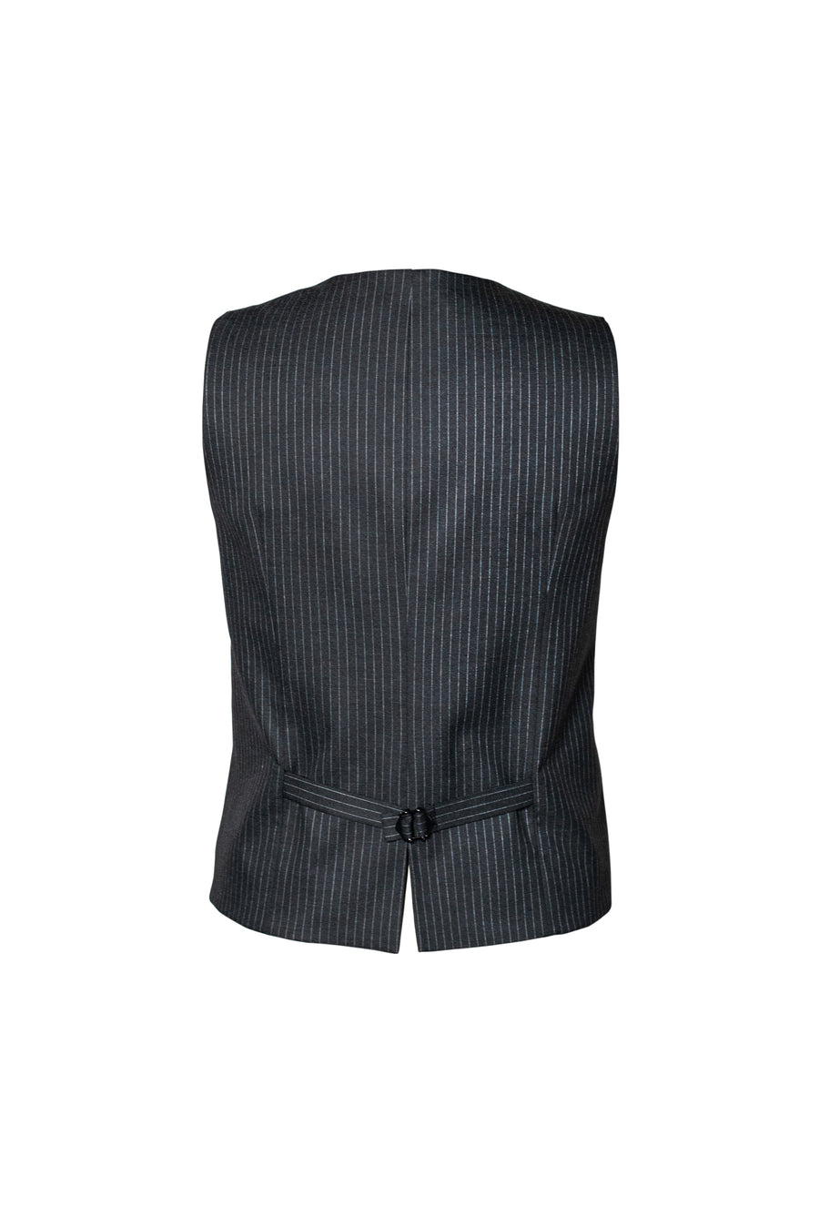 MARGOT Pinstripe Vest - Dark Grey