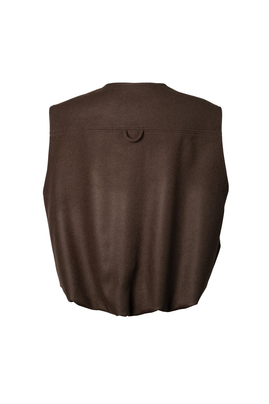 NICOLE Wool Vest - Chocolate