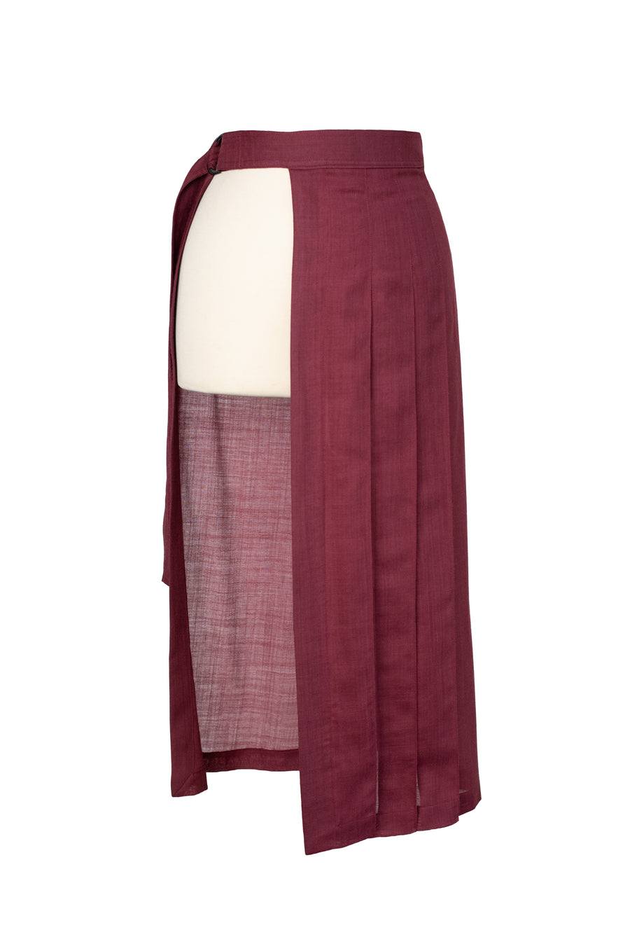 PELLE Apron - Burgundy