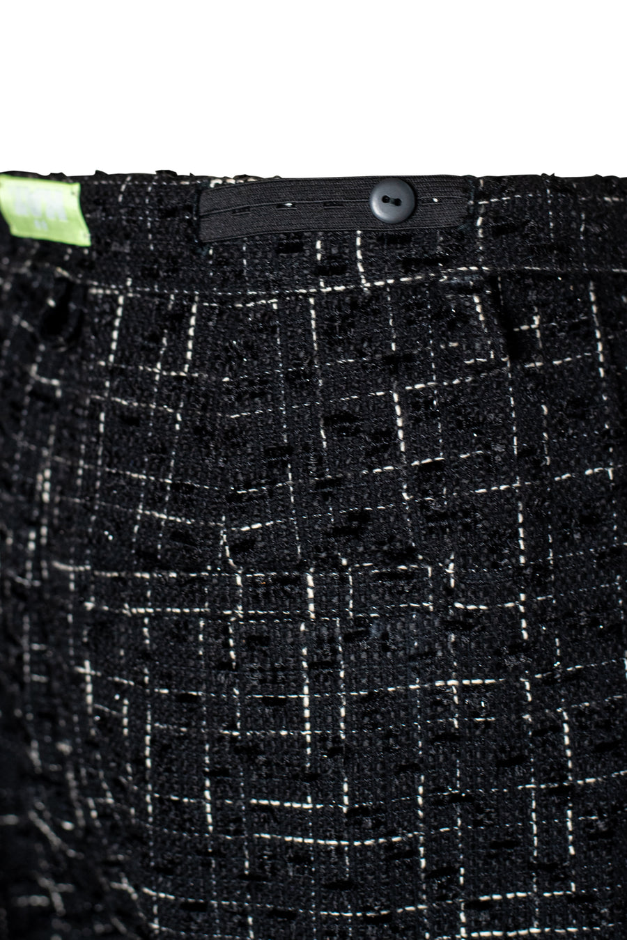 TARA Checkered Pants - Black