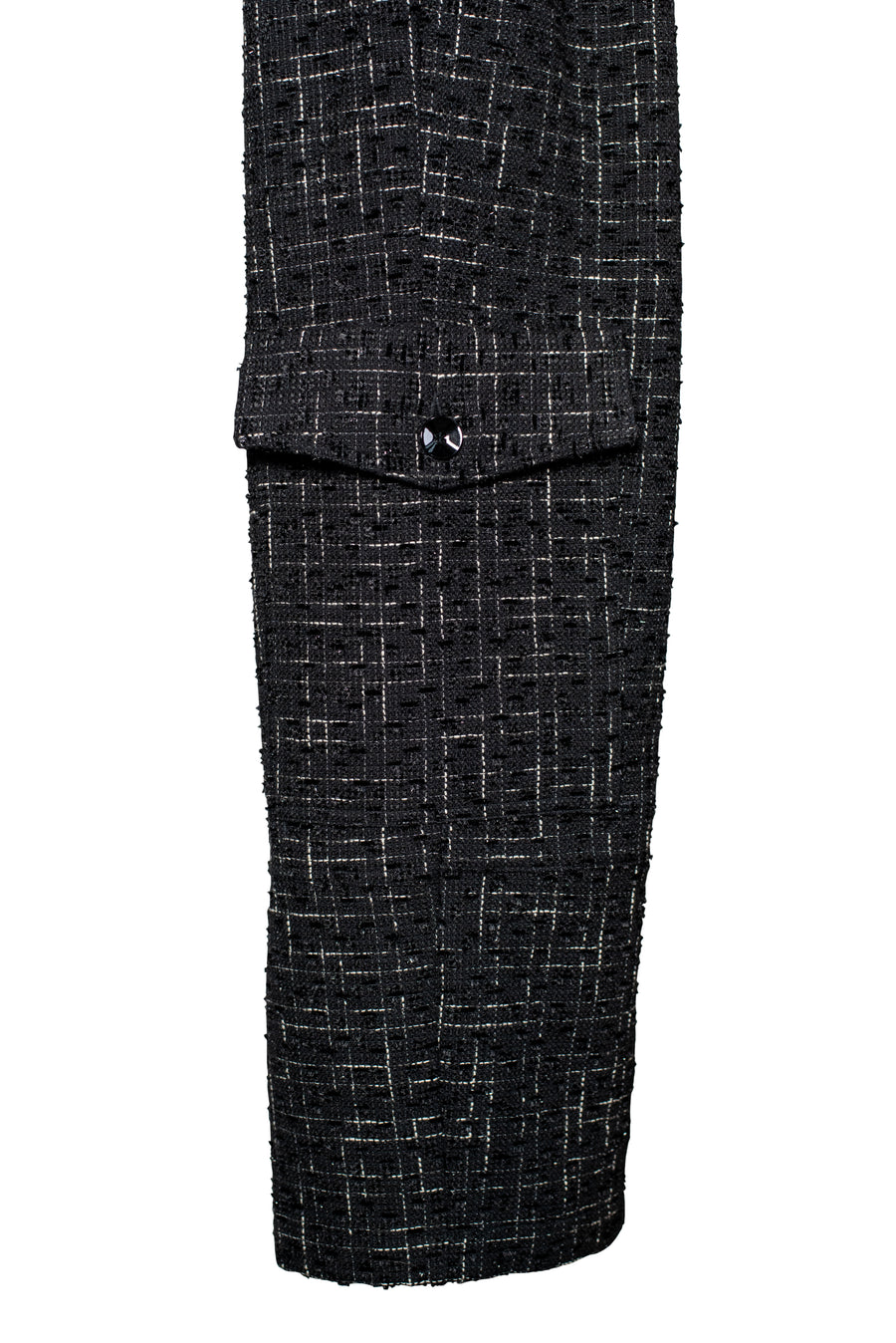 TARA Checkered Pants - Black