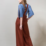 EDEL Highwaisted Suspender Trousers - Brick Brown