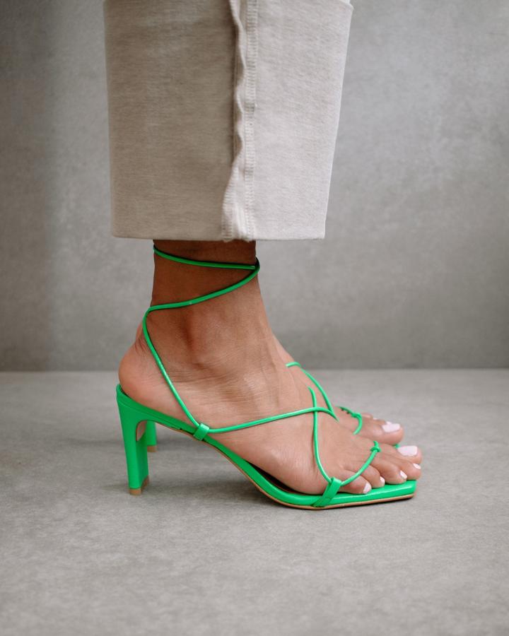 ALOHAS Bellini Heels - Neon Green