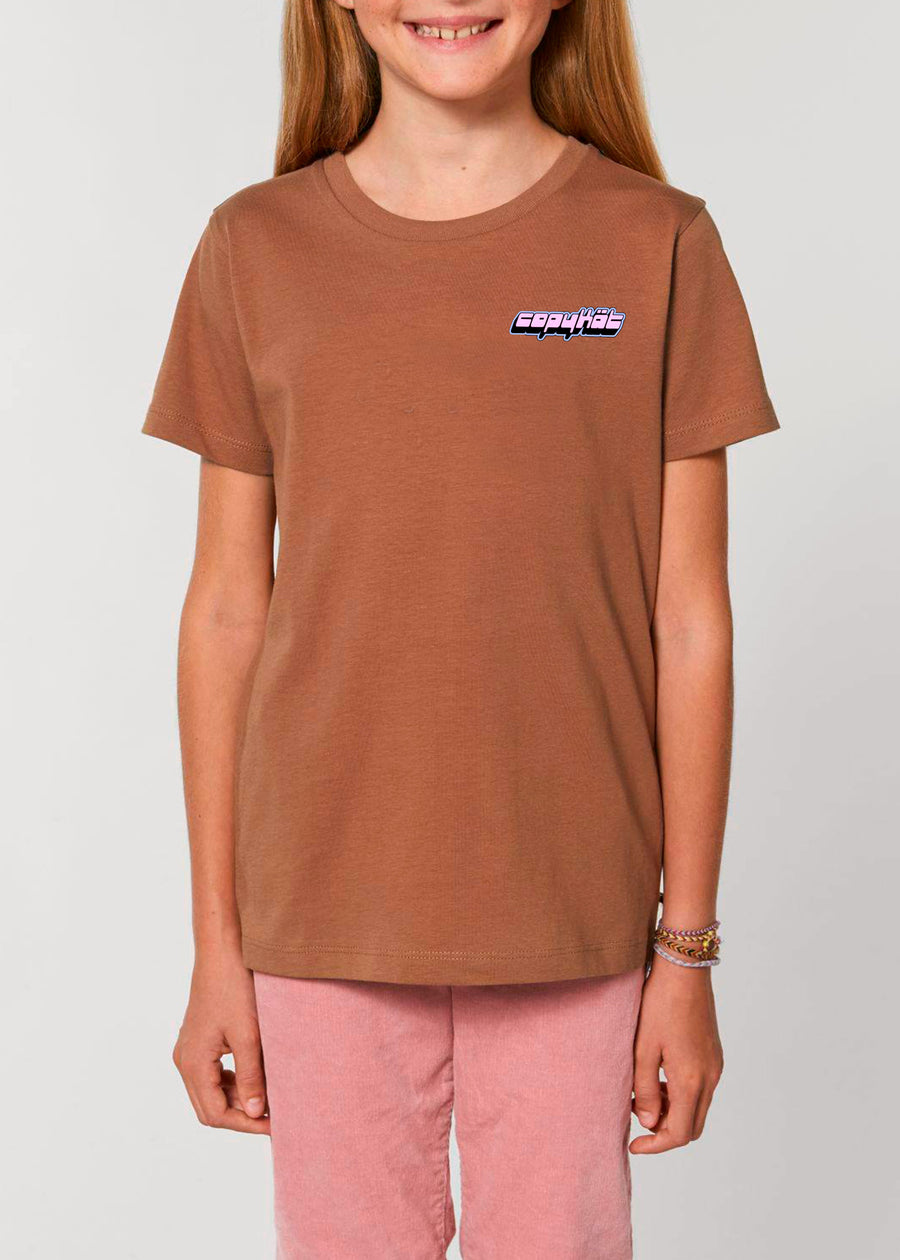 COPYKÄT Children Unisex Cotton T-shirt - Brown