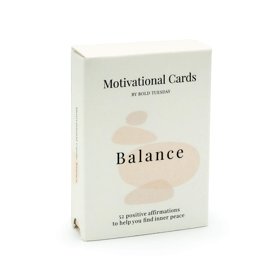 BOLD TUESDAY Motivational Cards - Balance