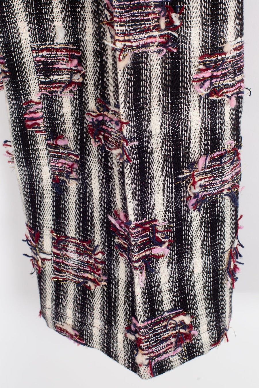 ESMER Wide Metallic Tweed Trousers - Multicolour