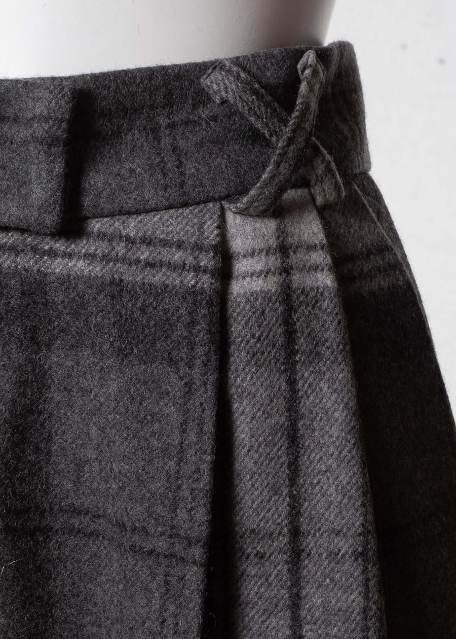 KYRA Wool Highwaisted Trousers - Grey
